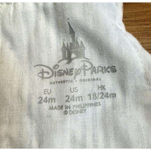 Disney Parks Authentic Mickey Mouse Choo Choo Train Short Overalls 24 Mo - Picture 6 of 11